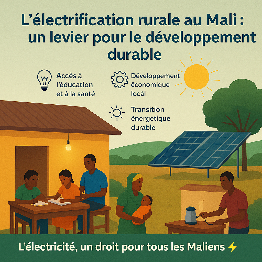 L’électrification rurale au Mali : un levier pour le développement durable